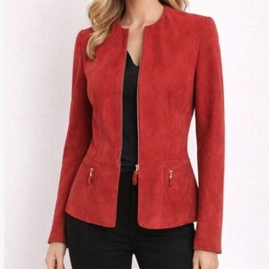 Escada Vibrant Red Blazer